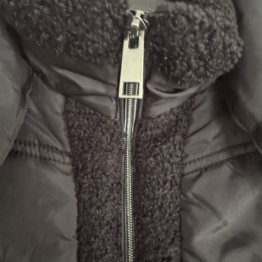 Maralyn & Me Hooded Black Puffer Jacket Quilted Women’s (Junior) Size M - Picture 5 of 16